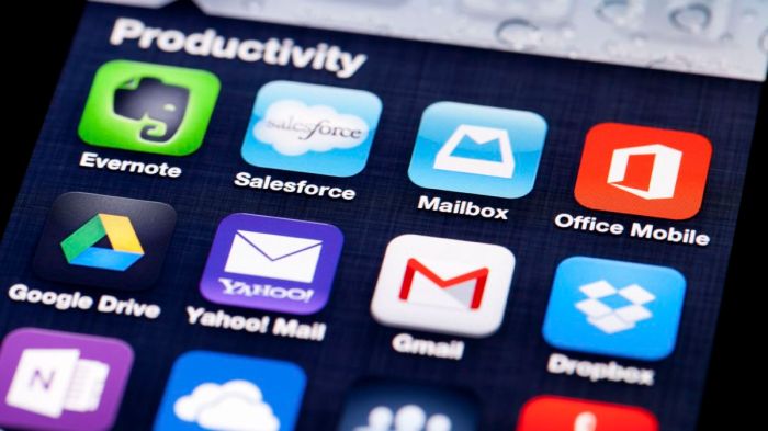Productivity apps mobile applications devices
